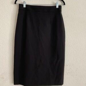 ANTONIO MELANI Black Knee-Length Pencil Skirt